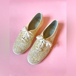Keds X Kate Spade New York Champion Glitter Sneakers Women’s Size 8